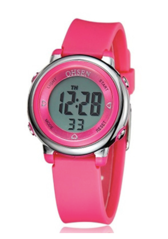 Montre numérique OHSEN rose